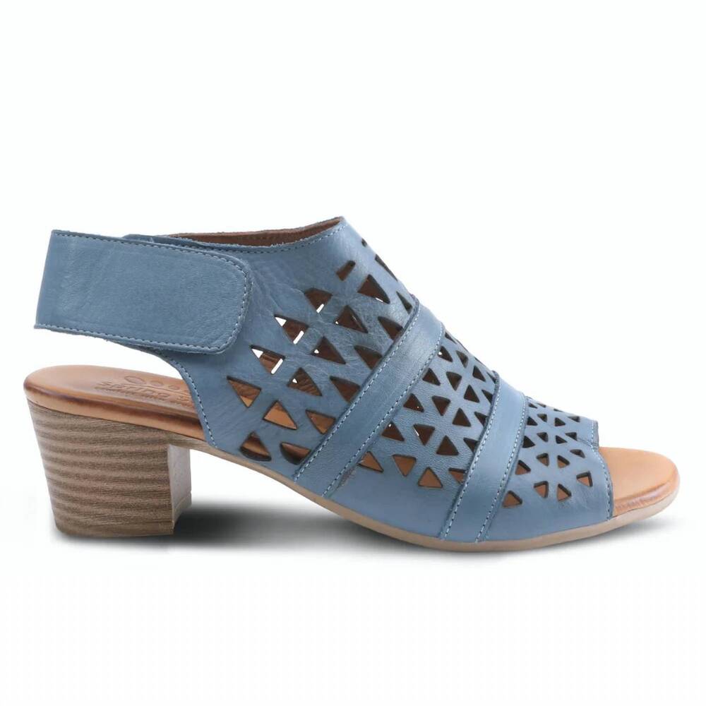 NEW SPRING STEP SHOES mwomen's dorotha sandal in blue